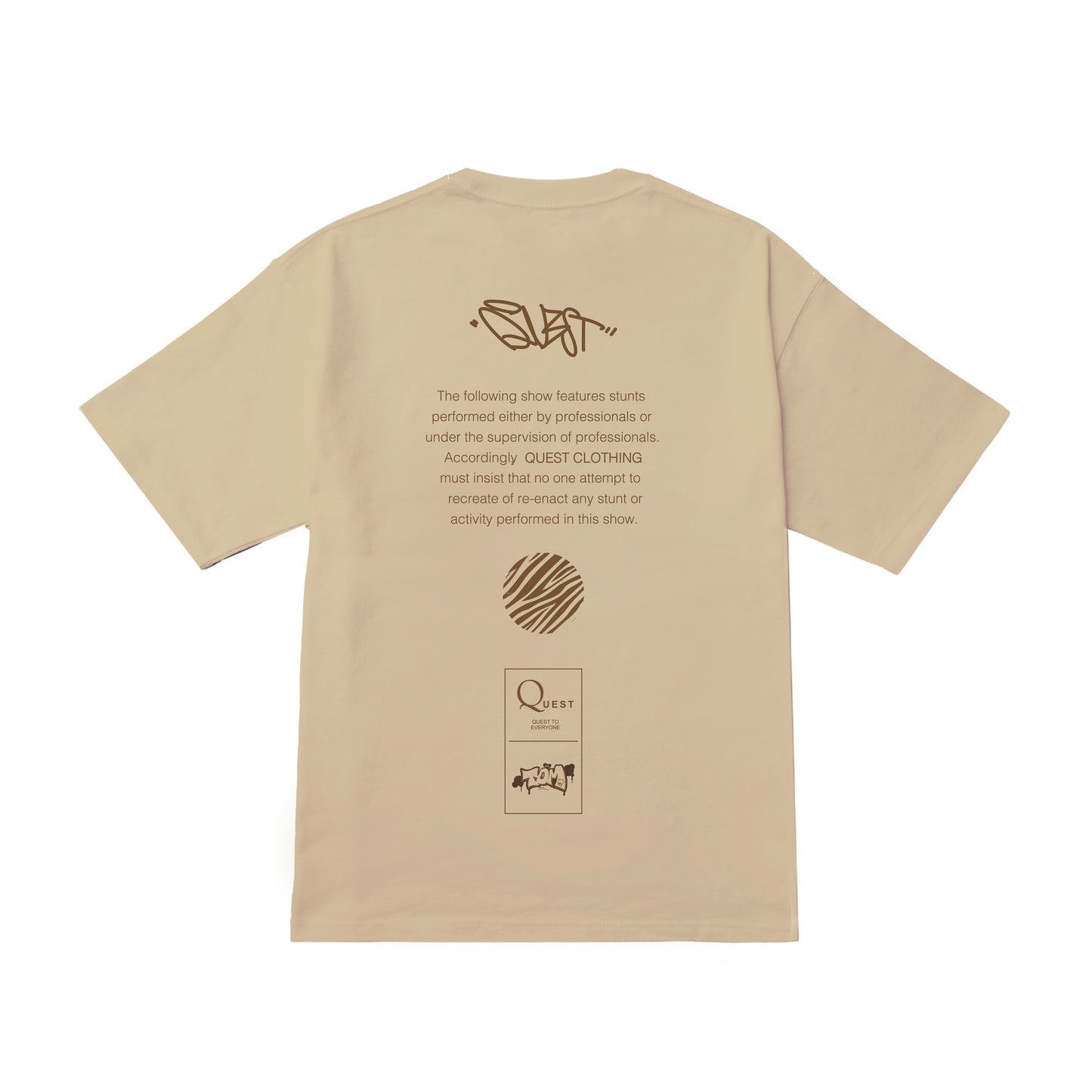 5.6oz Big silhouette “QUEST Tagging Tee”