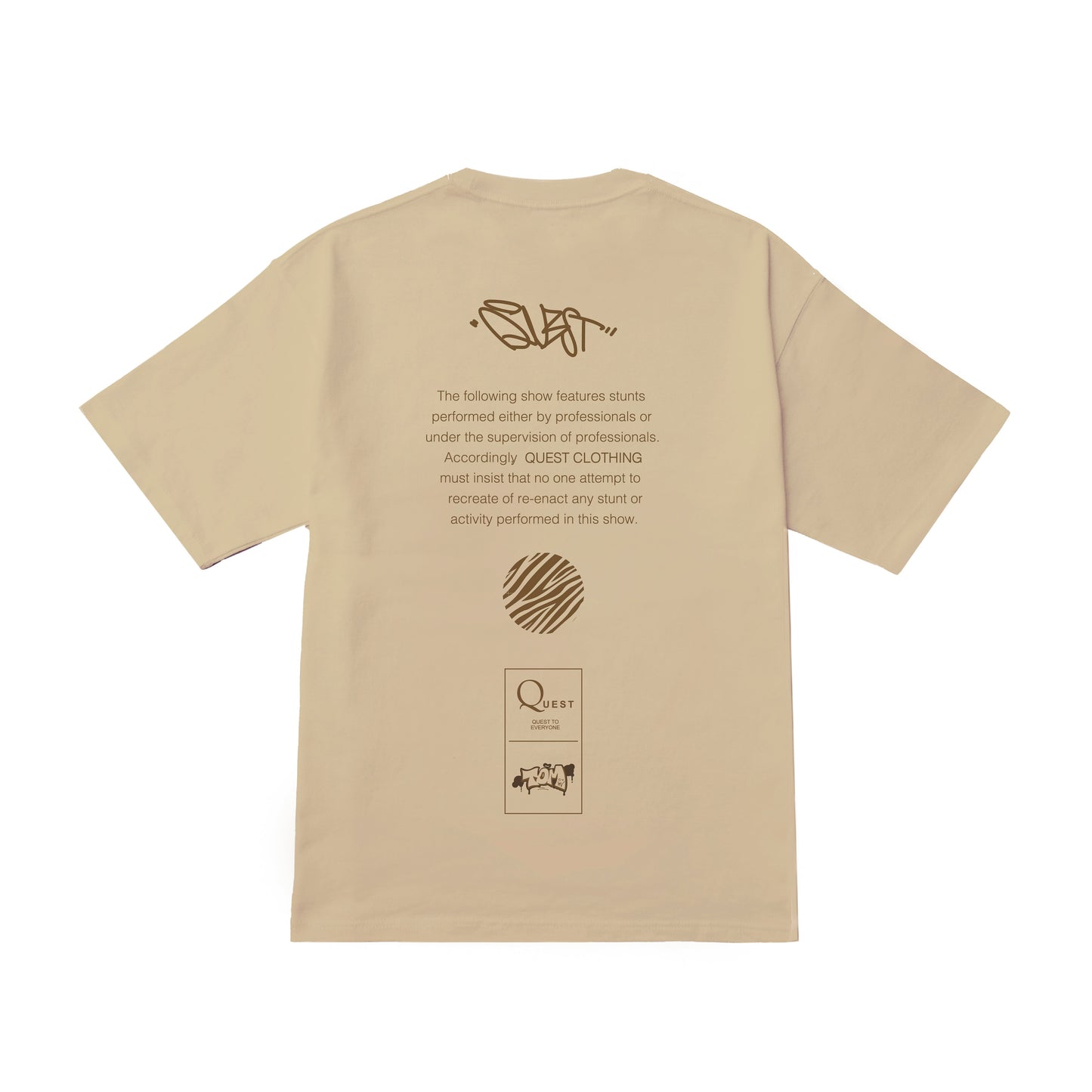 5.6oz Big silhouette “QUEST Tagging Tee”