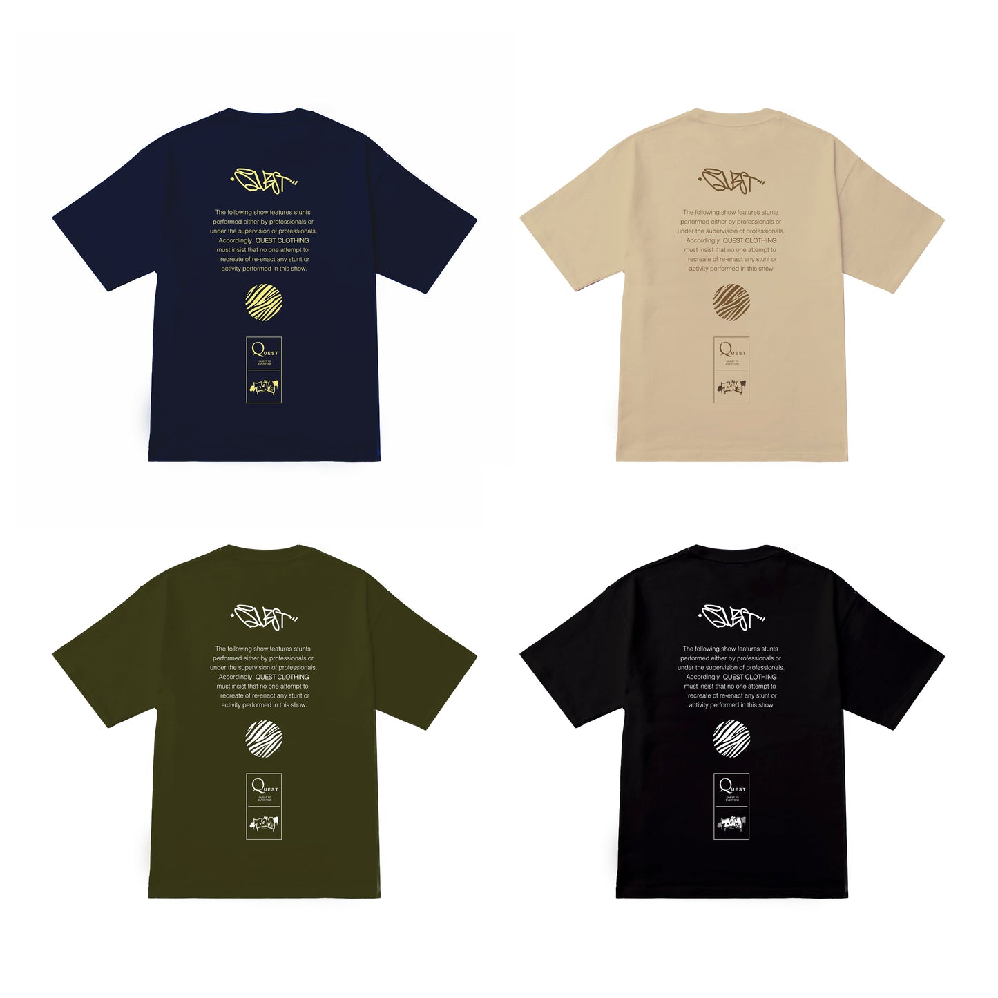 5.6oz Big silhouette “QUEST Tagging Tee”