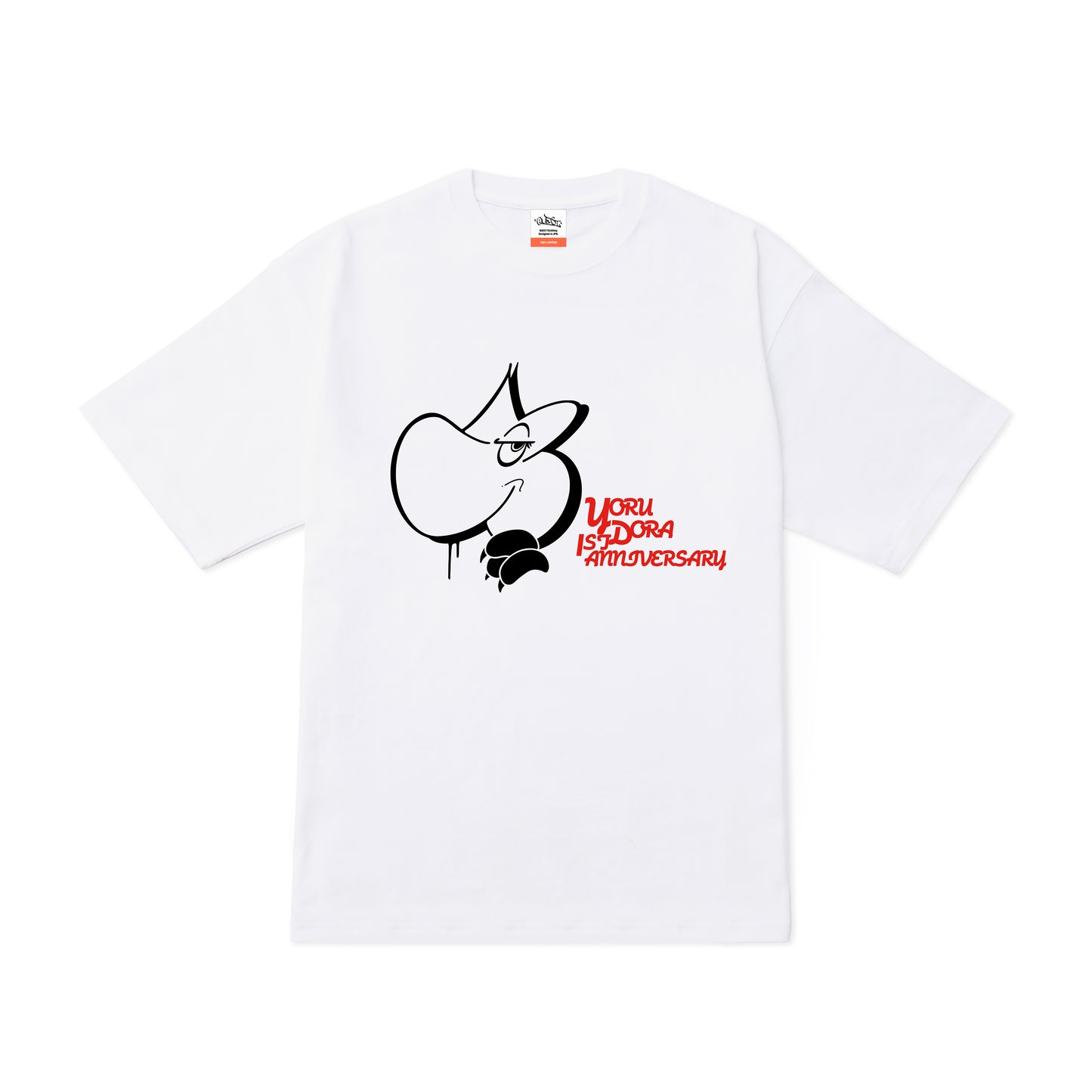 5.6oz Big silhouette TEE “YORUDORA 1st anniversary” A