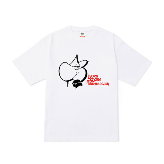 5.6oz Big silhouette TEE “YORUDORA 1st anniversary” A