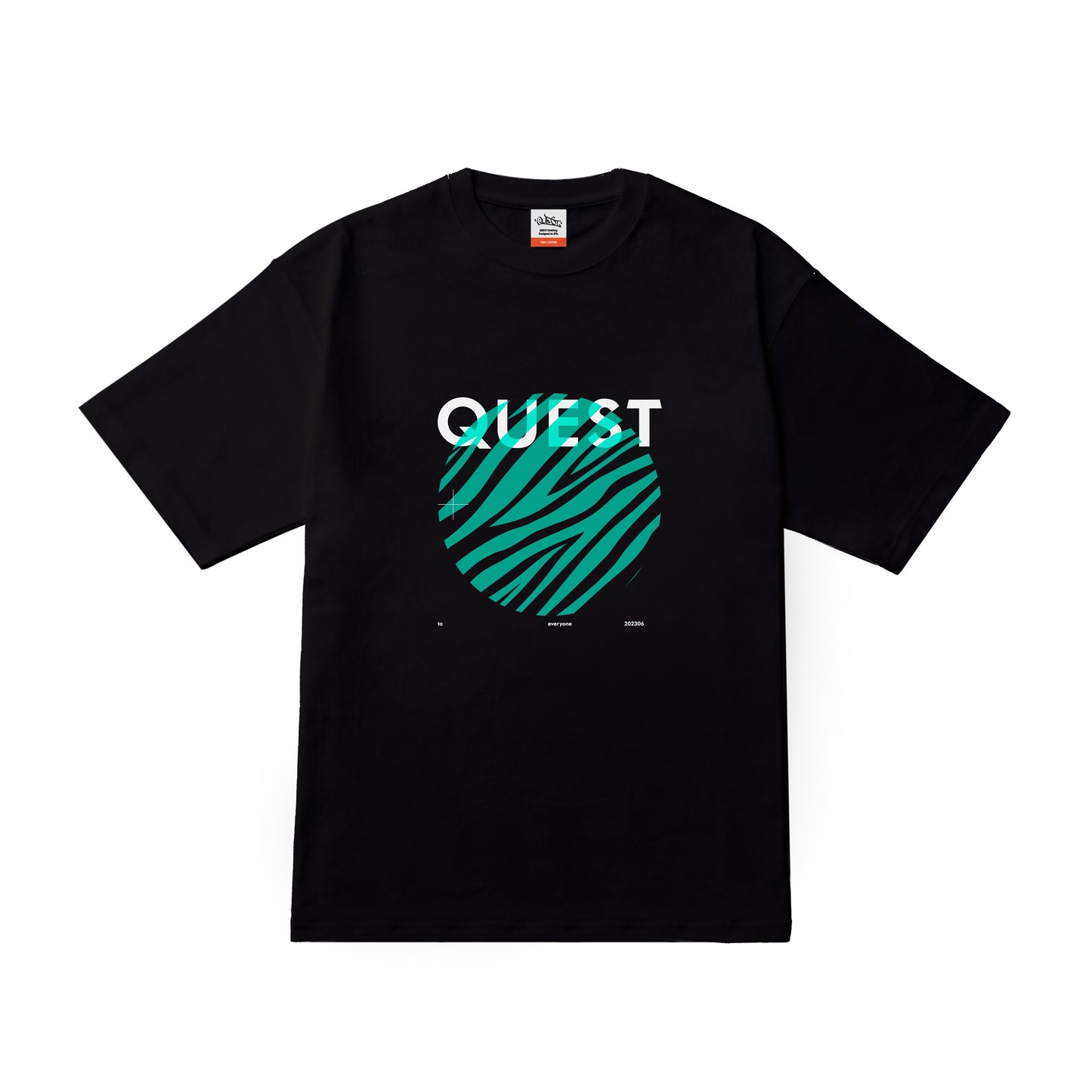 5.6oz Big silhouette TEE “ZEBRA”