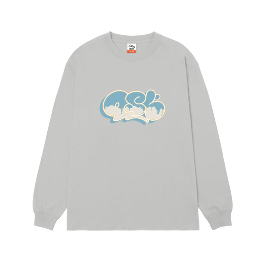 5.6oz Big silhouette L/S TEE “Dropping QST”