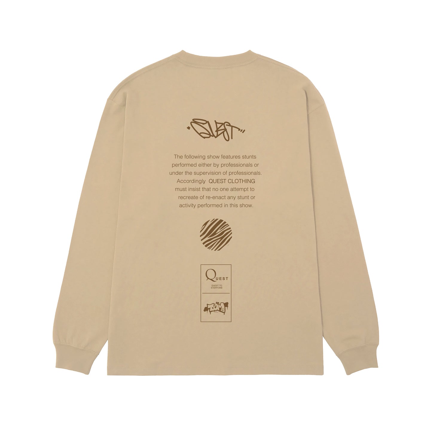 5.6oz Big silhouette  “Tagging L/S TEE”