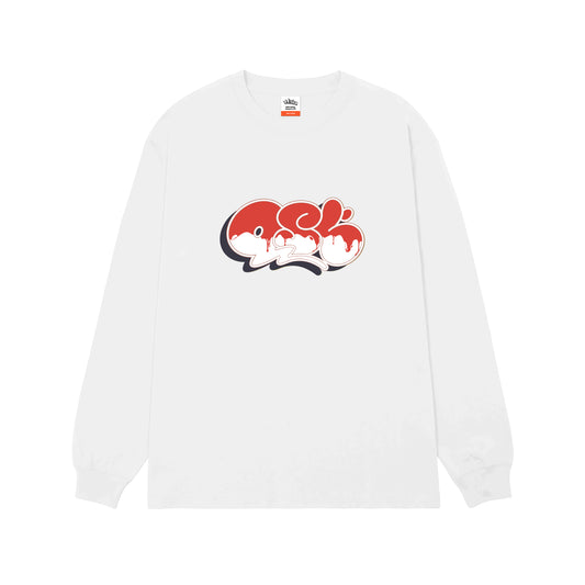 5.6oz Big silhouette L/S TEE “Dropping QST”