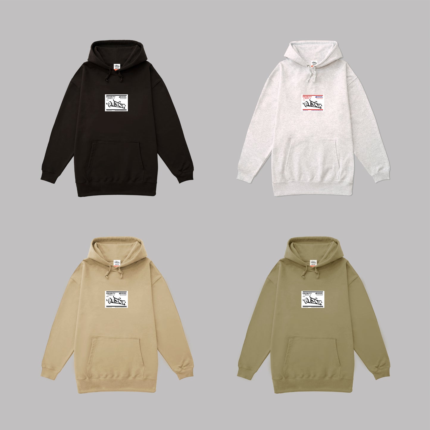 10.0oz HOODIE  “Priority Mail”